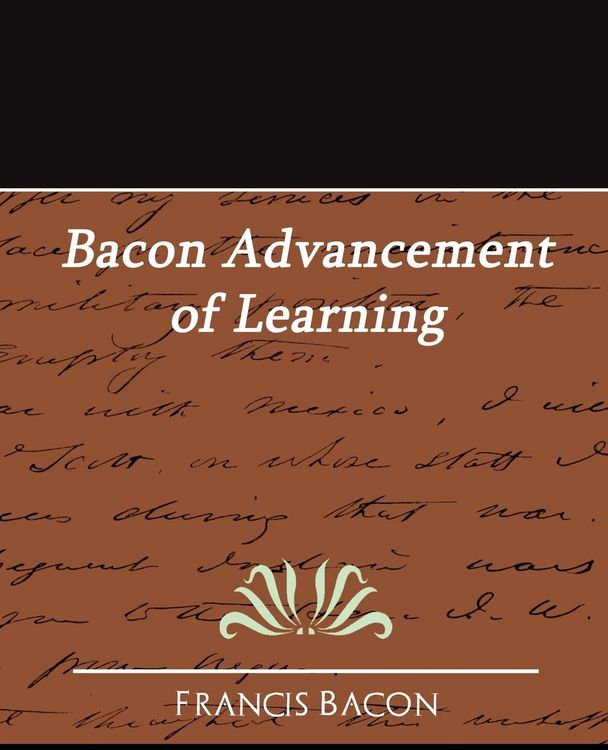 Produktbild: Bacon Advancement of Learning