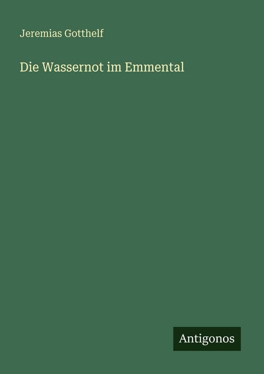Produktbild: Die Wassernot im Emmental