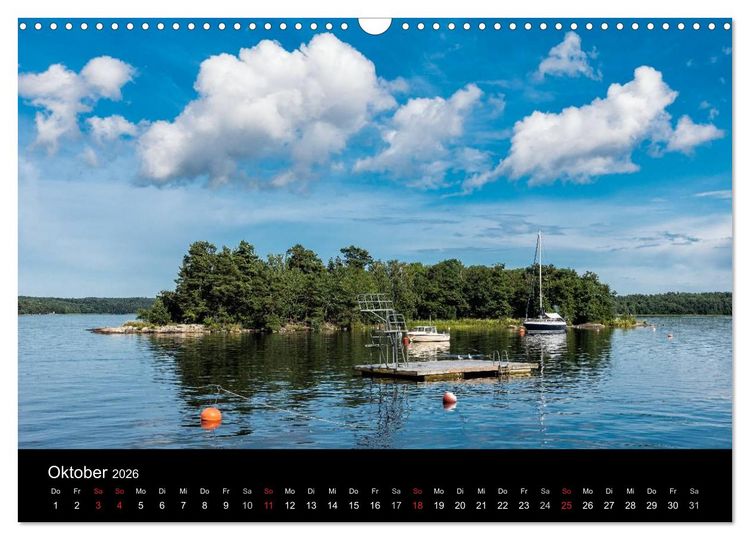Produktbild: Sch&auml;rengarten an der schwedischen Ostk&uuml;ste (Wandkalender 2026 DIN A3 quer), CALVENDO Monatskalender