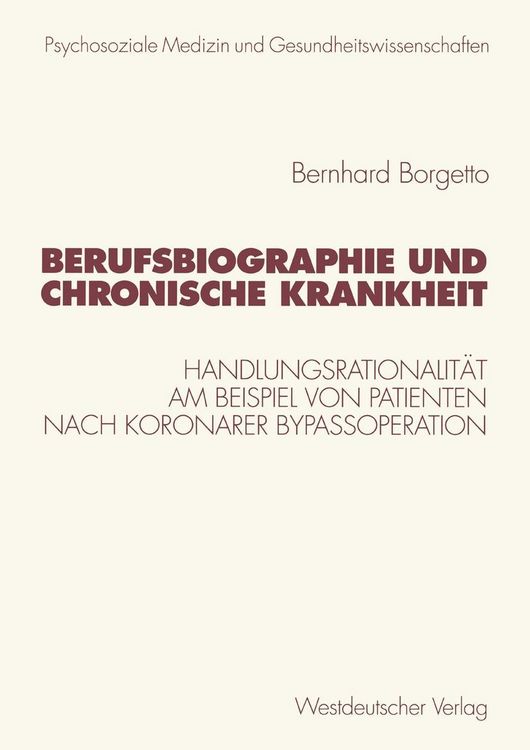 Produktbild: Berufsbiographie und chronische Krankheit