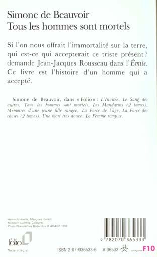 Produktbild: Tous les hommes sont mortels