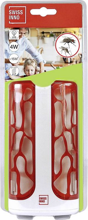 Produktbild: Swissinno Mini Glue Catcher 1 247 001 UV-Klebefalle UV-Licht, Klebefolie 4W Wei&szlig;-Rot 1St.