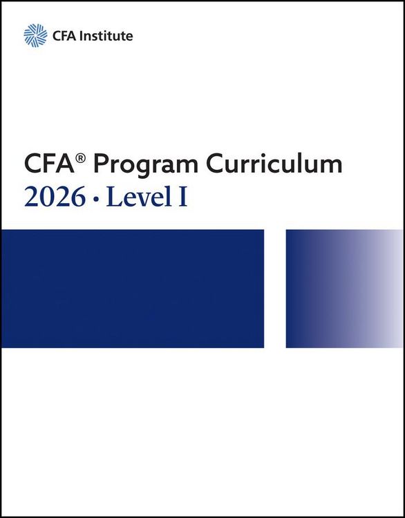 Produktbild: 2026 CFA Program Curriculum Level I Box Set