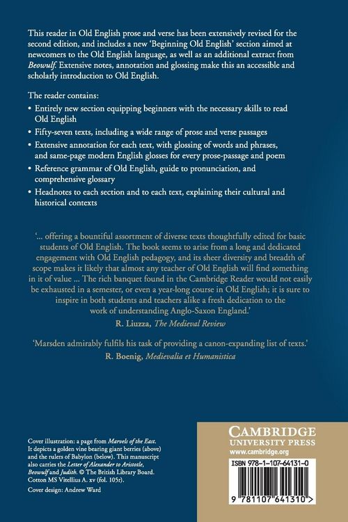 Produktbild: The Cambridge Old English Reader