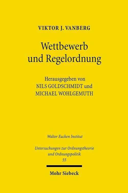 Produktbild: Wettbewerb und Regelordnung