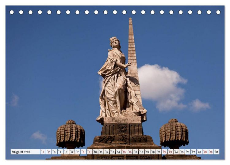 Produktbild: Franken - Bamberg, Bayreuth, Coburg, N&uuml;rnberg, Rothenburg, W&uuml;rzburg (Tischkalender 2026 DIN A5 quer), CALVENDO Monatskalender
