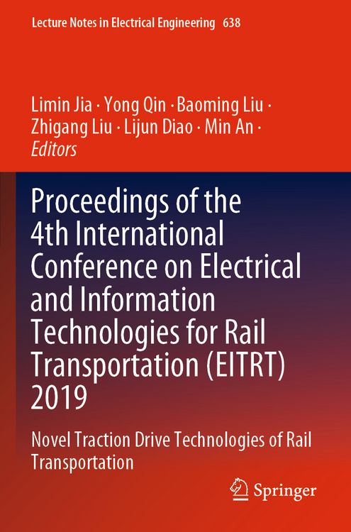 Produktbild: Proceedings of the 4th International Conference on Electrical and Information Technologies for Rail Transportation (EITRT) 2019