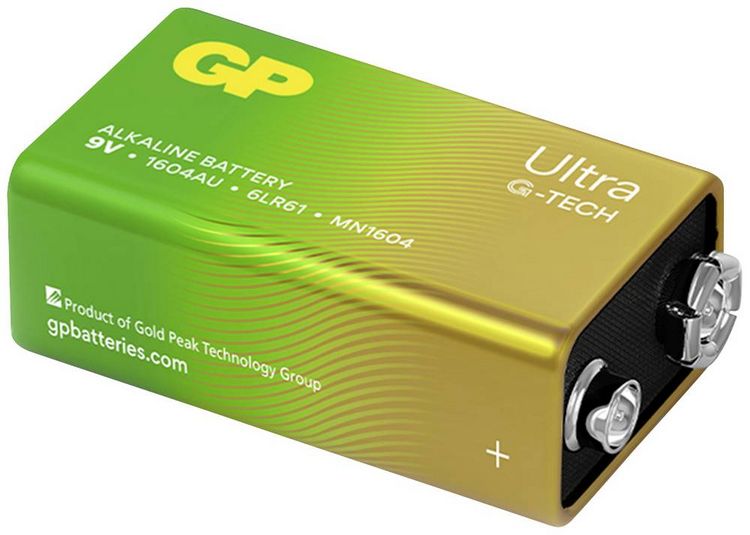 Produktbild: GP Ultra 9V Block-Batterie Alkali-Mangan 9V 1St.