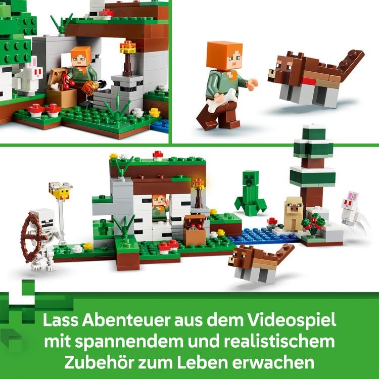 Produktbild: LEGO Minecraft 21593 Erstes Abenteuer in der Nacht, Spielzeug ab 8
