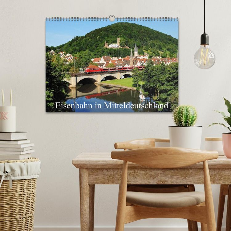 Produktbild: Eisenbahn in Mitteldeutschland (Wandkalender 2026 DIN A3 quer), CALVENDO Monatskalender