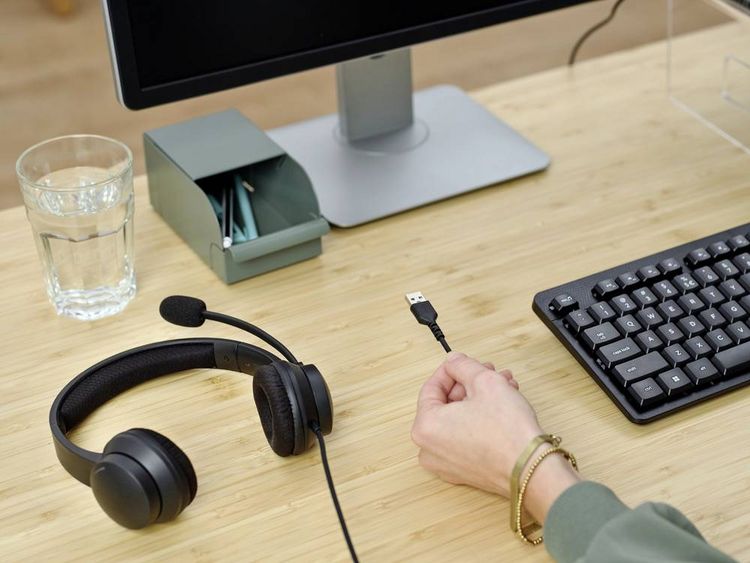 Produktbild: Trust Ayda On Ear Headset kabelgebunden Stereo Schwarz Noise Cancelling Headset, Lautst&auml;rkeregelung, Mikrofon-Stummschaltung Computer