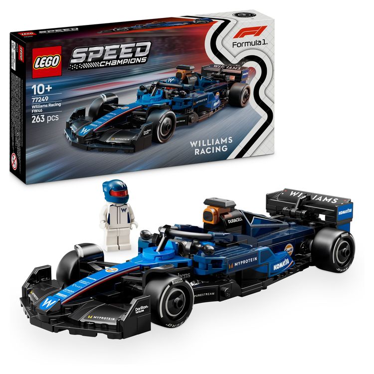 Bild vom Artikel LEGO Speed Champions Williams Racing FW46 F1 Rennauto Spielzeug 77249 vom Autor 