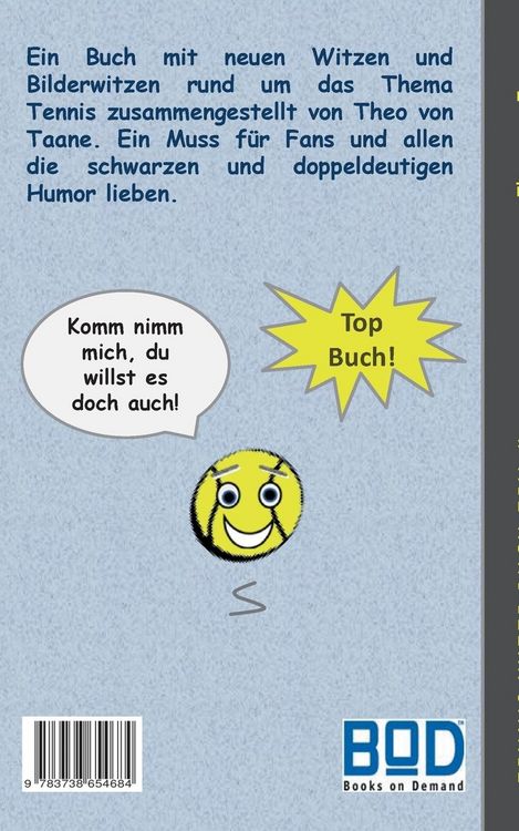 Produktbild: Tennis Witze Buch Teil II