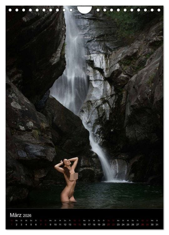 Produktbild: Wasserf&auml;lle im Tessin - Aktaufnahmen an sch&ouml;nen Wasserf&auml;llen in der S&uuml;dschweiz (Wandkalender 2026 DIN A4 hoch), CALVENDO Monatskalender