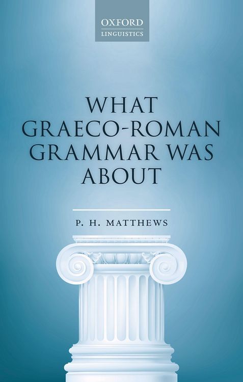 Produktbild: What Graeco-Roman Grammar Was About