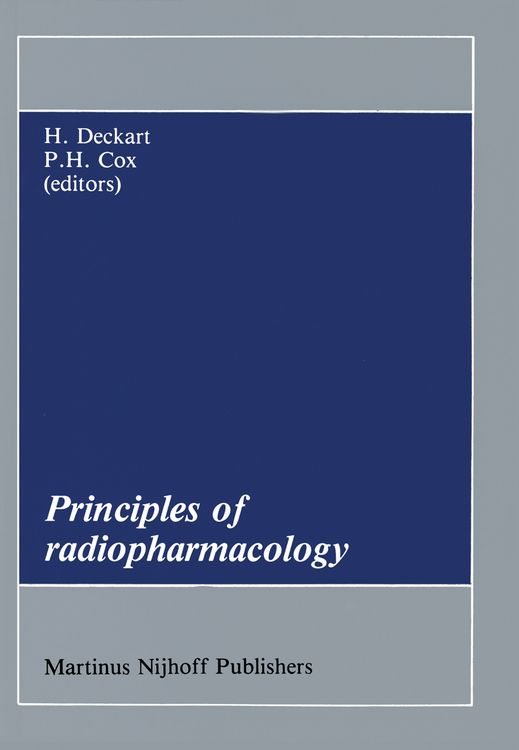 Produktbild: Principles of Radiopharmacology