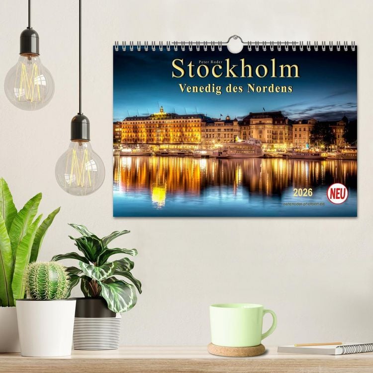 Produktbild: Stockholm - Venedig des Nordens (Wandkalender 2026 DIN A4 quer), CALVENDO Monatskalender