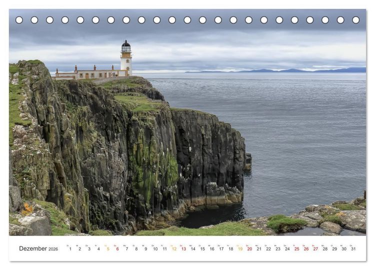 Produktbild: Typisch Schottland (Tischkalender 2026 DIN A5 quer), CALVENDO Monatskalender
