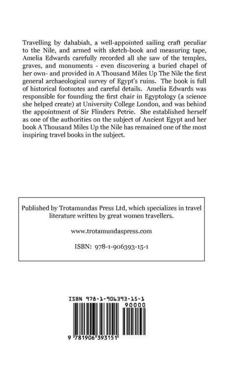 Produktbild: A Thousand Miles up the Nile - A woman's journey among the treasures of Ancient Egypt PART II