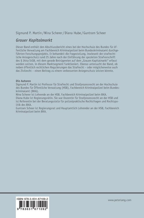 Produktbild: &laquo;Grauer Kapitalmarkt&raquo;