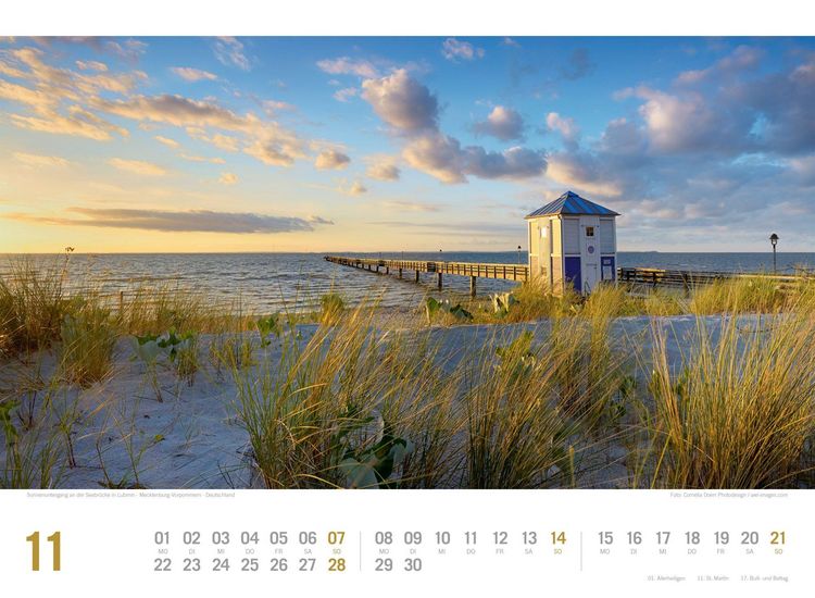 Produktbild: Ostsee ReiseLust Kalender 2027 | von Flensburg bis nach Usedom