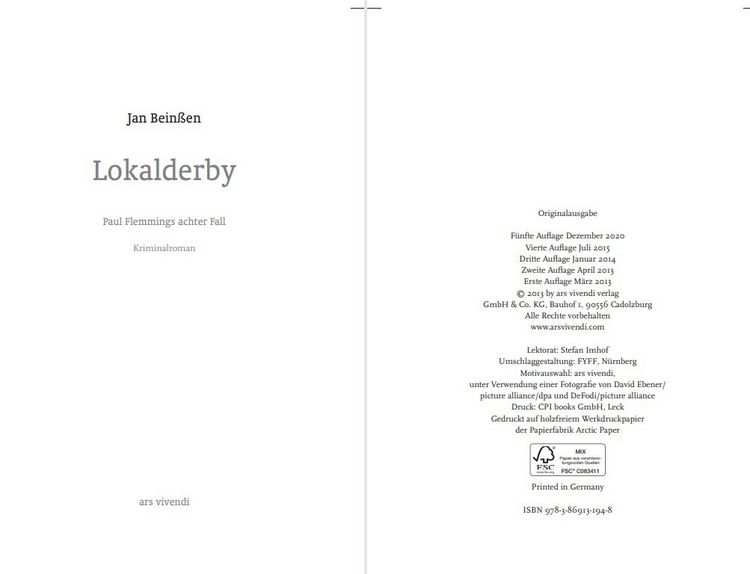 Produktbild: Lokalderby / Paul Flemming Bd. 11