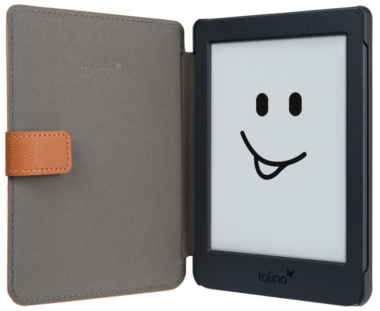 Produktbild: tolino page 2 - Tasche Slim - cognac