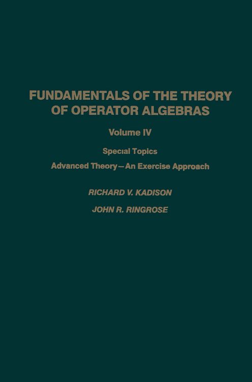 Produktbild: Fundamentals of the Theory of Operator Algebras