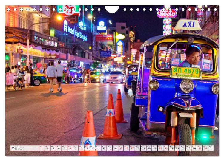 Produktbild: Bangkok und Kuala Lumpur - Megast&auml;dte Asiens (Wandkalender 2027 DIN A4 quer), CALVENDO Monatskalender