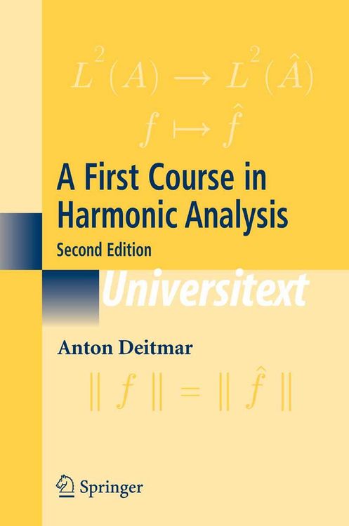 Produktbild: A First Course in Harmonic Analysis