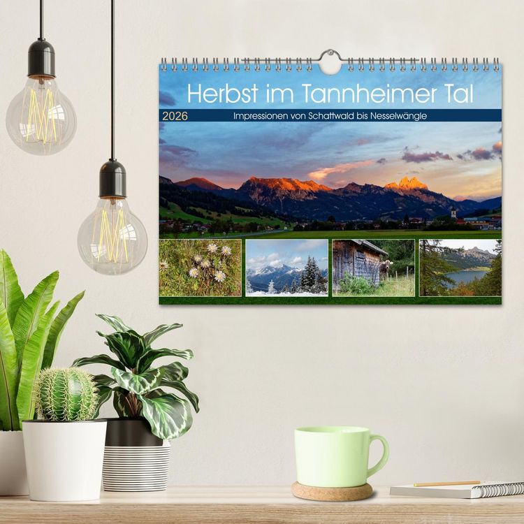 Produktbild: Herbst im Tannheimer Tal - Impressionen von Schattwald bis Nesselw&auml;ngle (Wandkalender 2026 DIN A4 quer), CALVENDO Monatskalender