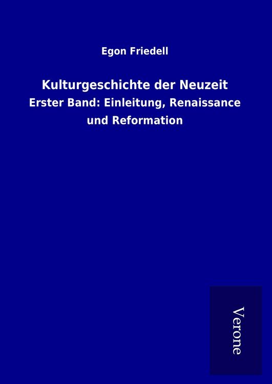 Produktbild: Kulturgeschichte der Neuzeit