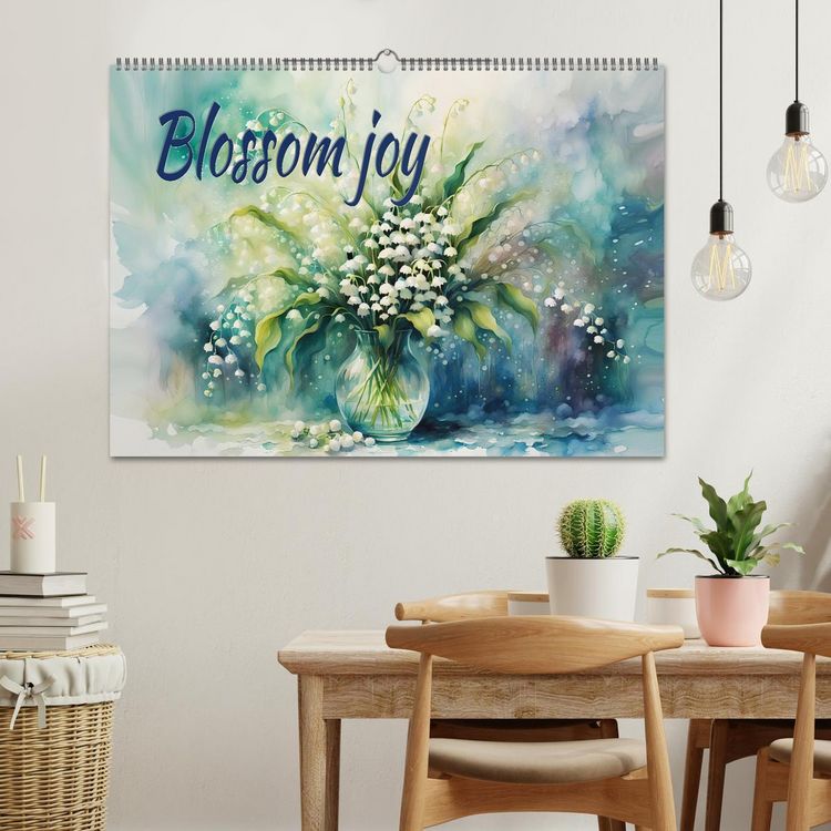 Produktbild: Blossom joy (Wall Calendar 2026 DIN A2 landscape), CALVENDO 12 Month Wall Calendar