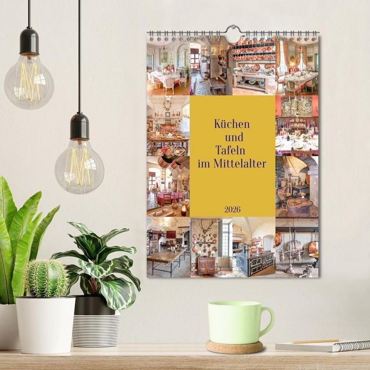Produktbild: K&uuml;chen und Tafeln im Mittelalter (Wandkalender 2026 DIN A4 hoch), CALVENDO Monatskalender
