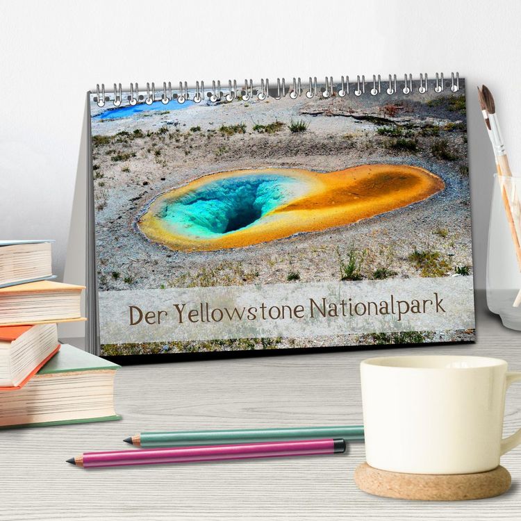 Produktbild: Der Yellowstone Nationalpark (Tischkalender 2026 DIN A5 quer), CALVENDO Monatskalender