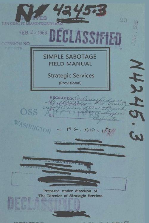 Produktbild: Simple Sabotage Field Manual