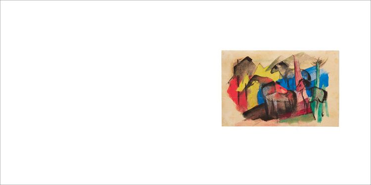 Produktbild: Franz Marc: Bunte Gr&uuml;&szlig;e an Paul Klee