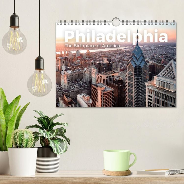 Produktbild: Philadelphia - The Birthplace of America (Wandkalender 2026 DIN A4 quer), CALVENDO Monatskalender