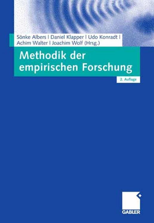 Produktbild: Methodik der empirischen Forschung