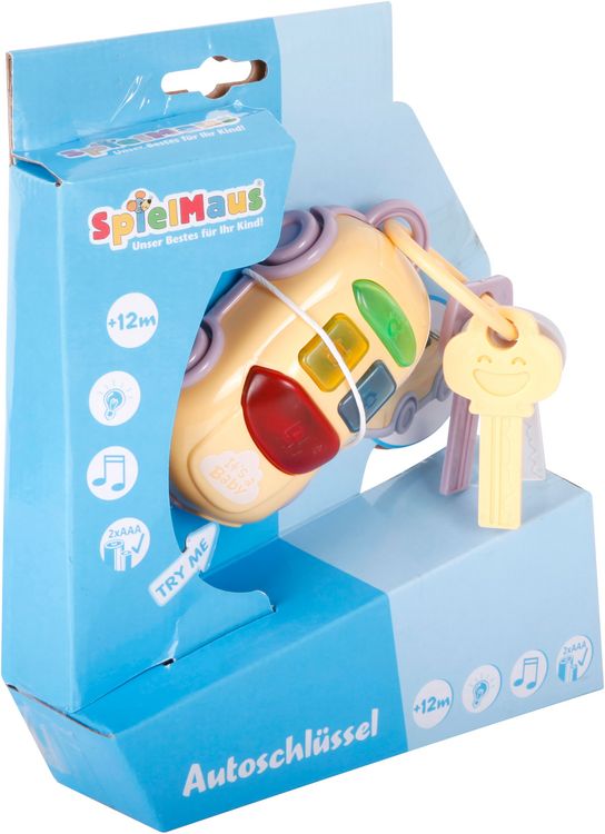 Produktbild: SpielMaus Baby Autoschl&uuml;ssel mit Licht & Sound