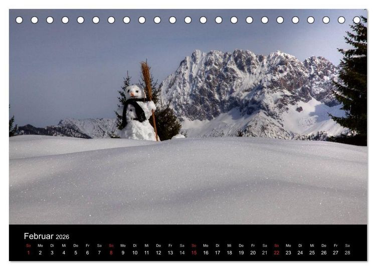 Produktbild: Bergblicke - Karwendel (Tischkalender 2026 DIN A5 quer), CALVENDO Monatskalender