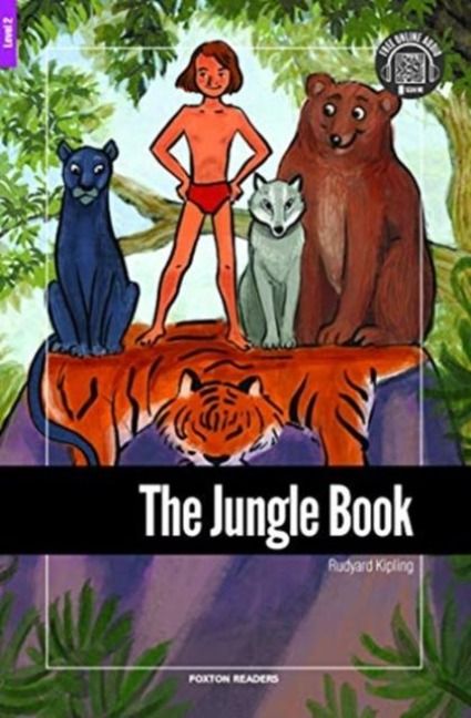 Produktbild: The Jungle Book - Foxton Reader Level-2 (600 Headwords A2/B1) with free online AUDIO