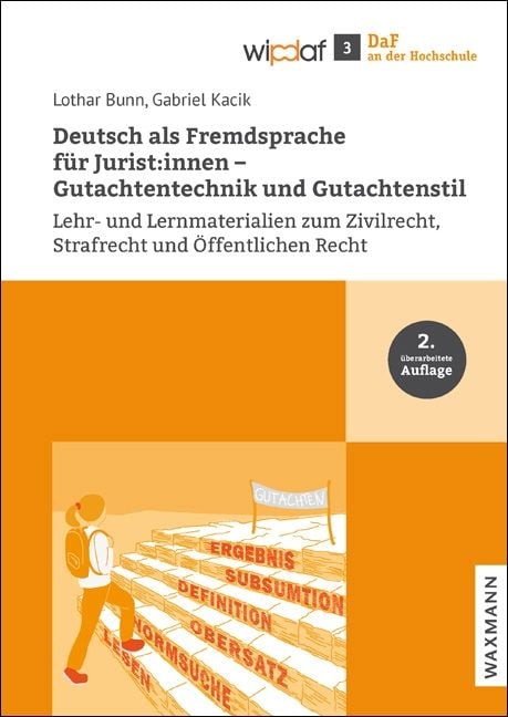 Produktbild: Deutsch als Fremdsprache f&uuml;r Jurist:innen &ndash; Gutachtentechnik und Gutachtenstil