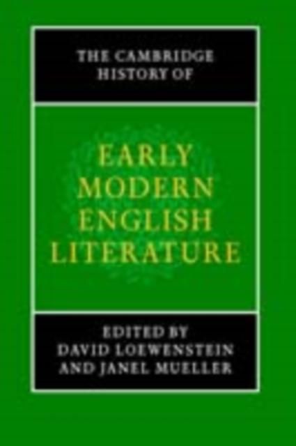 Produktbild: Cambridge History of Early Modern English Literature