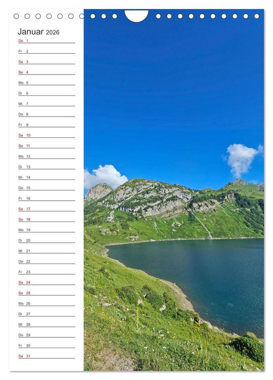 Produktbild: Auf dem Lechradweg - Zwischen Formarinsee und Landsberg am Lech (Wandkalender 2026 DIN A4 hoch), CALVENDO Monatskalender