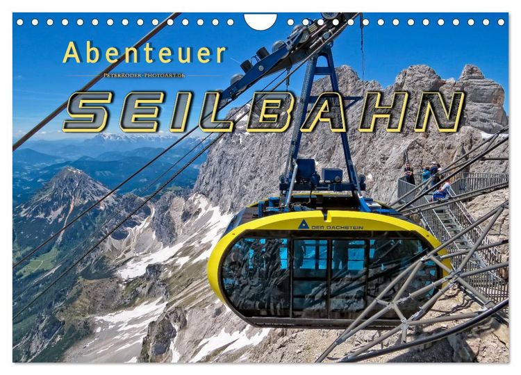 Produktbild: Abenteuer Seilbahn (Wandkalender 2026 DIN A4 quer), CALVENDO Monatskalender