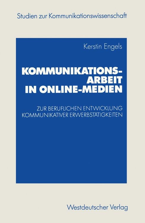 Produktbild: Kommunikationsarbeit in Online-Medien