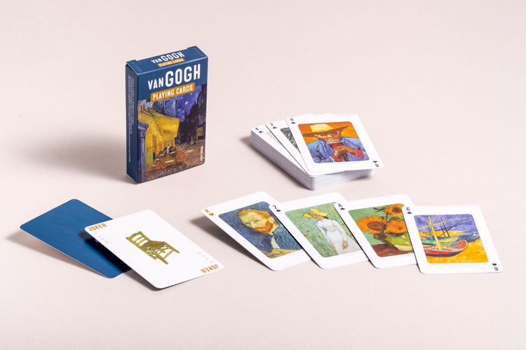 Produktbild: Kartenspiel Vincent van Gogh. 54 Spielkarten mit 53 Van-Gogh-Motiven