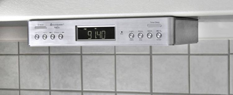 Produktbild: soundmaster UR2045SI K&uuml;chenradio DAB+, UKW Bluetooth&reg; Freisprechfunktion Silber