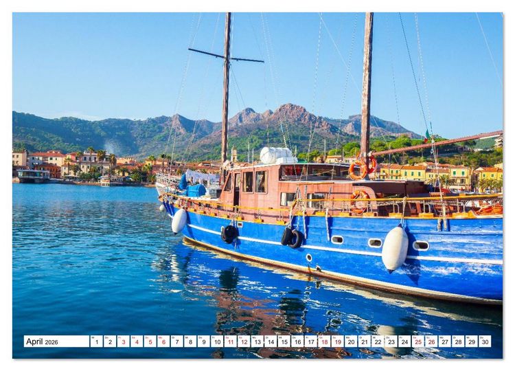 Produktbild: Eine traumhafte Insel Elba Genuss ohne Trubel (Wandkalender 2026 DIN A2 quer), CALVENDO Monatskalender